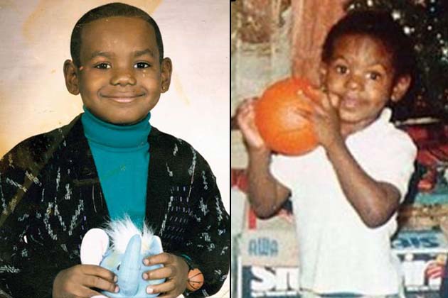 LeBron James in his younger years