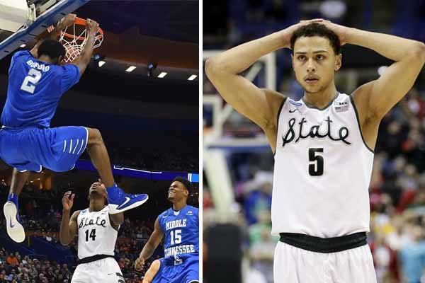 Middle Tennessee State Upsets Michigan State