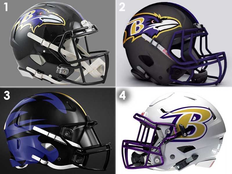 See Bold Alternate Helmet Designs For All 32 NFL Teams  Football helmets,  Cool football helmets, New nfl helmets