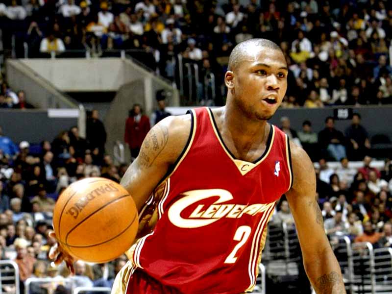 Dajuan Wagner of Cavs playing in the NBA court